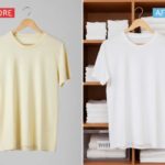 Tシャツを真っ白に戻す洗濯方法｜白Tを黄ばませない保管方法・最速で白くするつけ置き術まで完全解説｀
