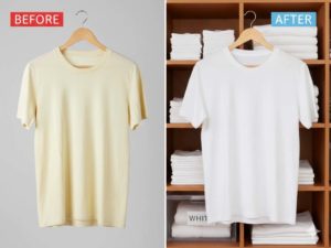 Tシャツを真っ白に戻す洗濯方法｜白Tを黄ばませない保管方法・最速で白くするつけ置き術まで完全解説｀