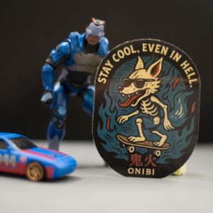 【鬼火スケーター】ONIBI SKATE GHOST ステッカー徹底レビュー